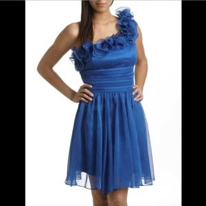 NWT Arden B Royal blue Wedding Formal PROM Party DRESS XS